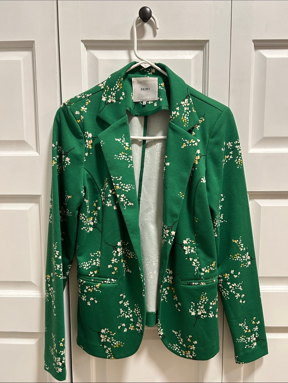 ICHI Emerald Floral Blazer
